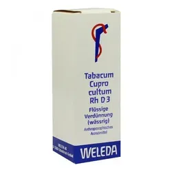TABACUM CUPRO cultum Rh D 3 Dilution 20 ml von Weleda