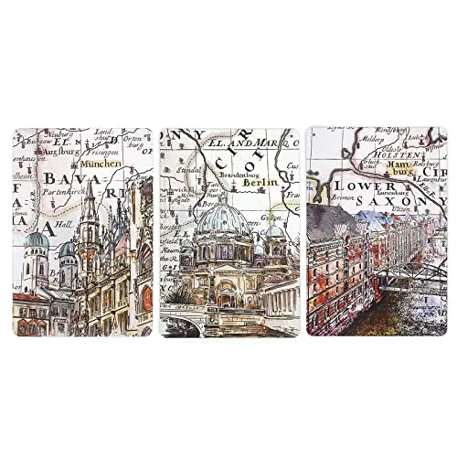 DigiTizerArt 4 St. Retro Blechschild Metall Eisen Malerei Bier und Vintage Bier Mädchen Dekor Wandschild Wanddekoration für Büro Vintage Retro Blechschild 30x20 CM