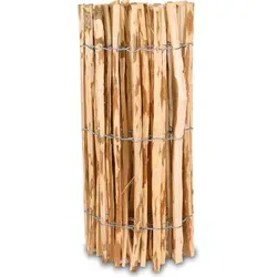 Staketenzaun Holzzaun 80cm Höhe, Teichumrandung Haselnuss von H4L