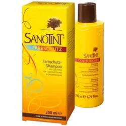 Sanotint Farbschutz-Shampoo - Shampoos für gefärbtes Haar, schützt die Haarfarbe mit wertvollen Inhaltsstoffen aus Goldhirse und Bambus für langanhaltende Brillanz.