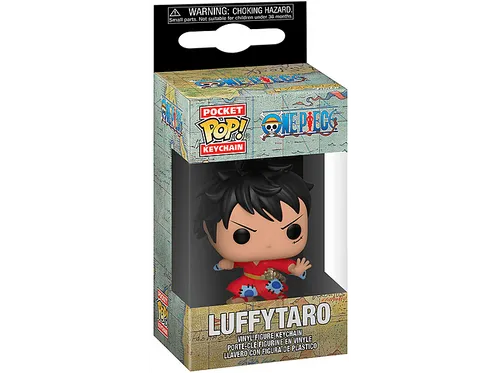 FUNKO Pocket POP! One Piece Luffy in Kimono, 4 cm Schlüsselanhänger
