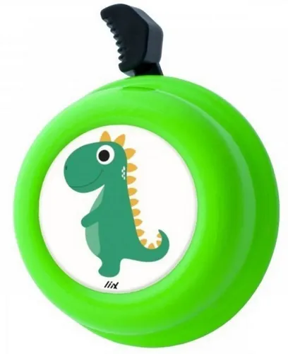 liix Fahrradklingel Colour Bell Dino Green, Ø 60mm