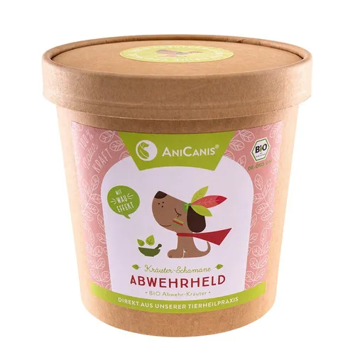 AniCanis Bio Kräutermix Abwehrweld für Hunde | Immunkräuter getrocknet | 125g