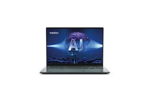 MEDION S10 MD62633 U7-155H Laptop in silber von MEDION