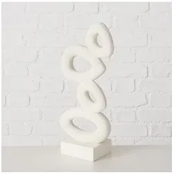 BOLTZE GRUPPE GmbH Dekoobjekt MARO - Deko-Objekte aus Kunstharz, cremeweiß, ideal für Indoor-Dekoration und besondere Anlässe wie Muttertag oder Weihnachten. Höhe 37 cm, breites Einsatzspektrum.