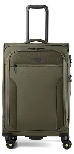 d&n Travel Line 9704 Trolley M 68 cm mit Dehnfalte in Oliv