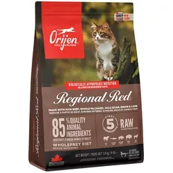 ORIJEN Cat Regional Red 1,8kg - Premium Katzenfutter aus frischen kanadischen Zutaten, unterstützt die Gesundheit und Vitalität Ihrer Katze.