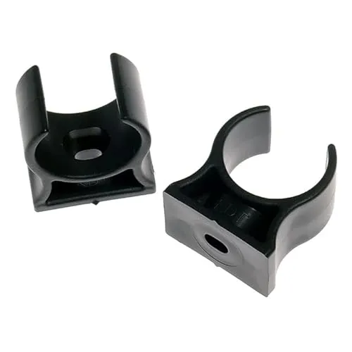 Rohrklemme RKPS 22-F (3 Stück), Ø innen 22-25 mm Rohrclips Rohrhalter Kunststoff