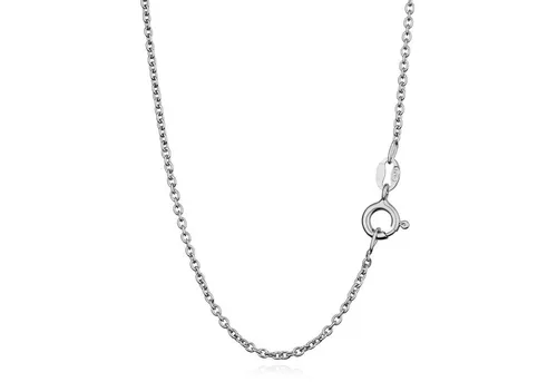 NKlaus Silberkette 42cm Ankerkette 925 Silber anlaufgeschützt Damen Mädchen 1,1mm breite (1 Stück), Made in Germany