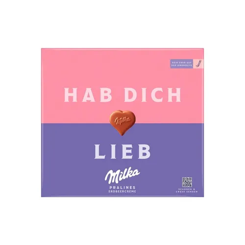 Milka Pralinen Erdbeer-Creme 110g