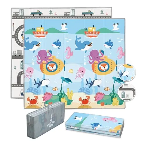 Krabbelmatte Baby Faltbar Spielmatte Kinder Spieldecke 150x180x1cm Krabbeldecke Für Baby