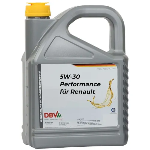DBV 5W-30 Performance Motoröl für Renault 2 x 5-Liter-Kanne
