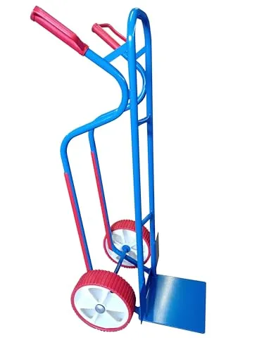 RLW Profi Stahlrohr Sackkarre - 300 kg Tragkraft - Robuste Sackkarre aus pulverbeschichtetem Stahl mit 280x280 mm Schaufel, ideal für den Transport schwerer Lasten. Made in EU, kein Asien-Import.