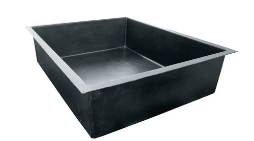 Wacredo Fertigteich GFK Rechteckbecken 200 x 240 x 60cm, BxLxH: 240x200x60 cm, 2300 l, Rechteckbecken, Teichbecken, architektonisch