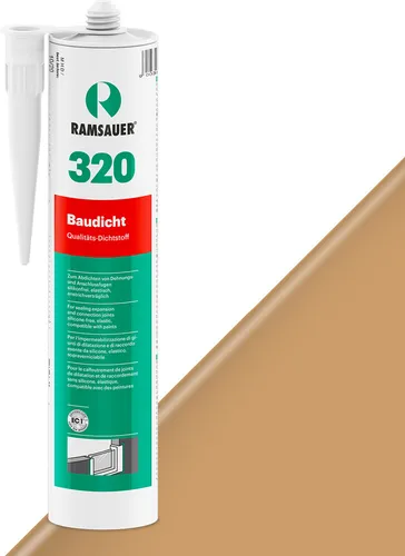 Ramsauer 320 Baudicht 1K Hybrid Dichtstoff 310ml Kartusche eiche dunkel