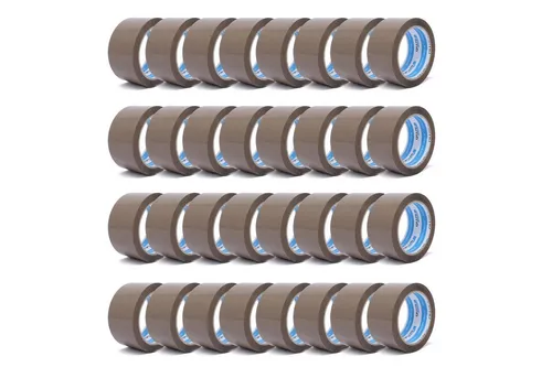 gws Packband 42820-0, leise abrollbar - 36 Rollen braunes PP-Packband, 50mm x 66m, ideal für das Verschließen von leichten und mittelschweren Kartons. Besonders leise abrollbar und stark klebend für optimale Handhabung.