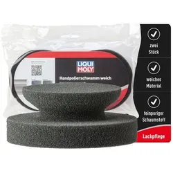 LIQUI MOLY 21781 Hand­po­lier­schwamm weich für Schleifpolituren 2 Stück