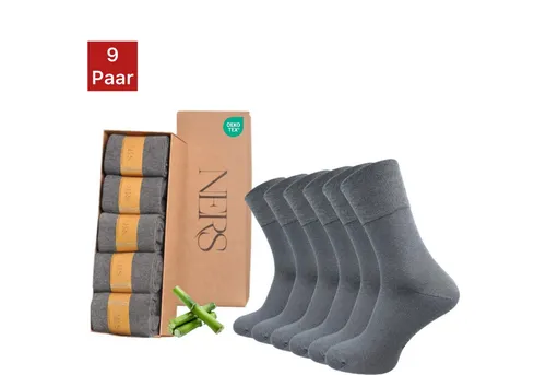 NERS Basicsocken 6 Paar aus Bambus, Damen & Herren von NERS