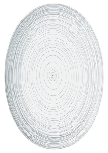 Rosenthal Servierplatte TAC Gropius Stripes 2.0, 38 cm in weiß von Rosenthal
