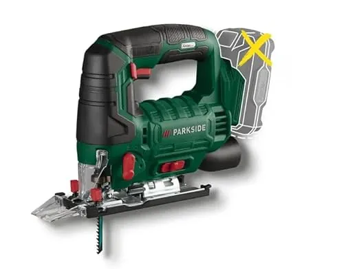 Parkside Akku-Stichsäge 20V PSTDA 20-Li B3 - Akku-Pendelhubstichsäge für präzise Schnitte, leicht und tragbar mit einem Gewicht von nur 1,74 kg, ideal für DIY-Projekte.