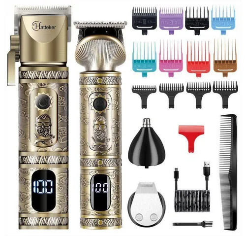 HATTEKER Haarschneider RFC6918, Bartschneider, Multifunktionaler Trimmer 3in1