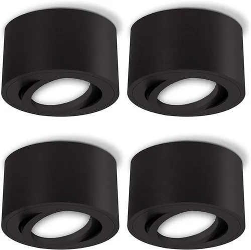 4x Aufbaustrahler Schwarz von SSC-LUXon