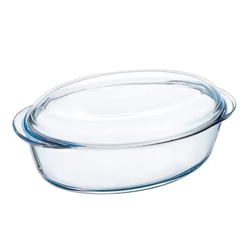 Pyrex Kasserolle oval, Glas