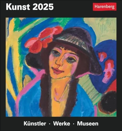 Kunst Tagesabreißkalender 2025 von Harenberg