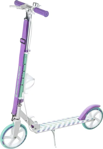 RAVEN Scooter Roller Tretroller für Kinder und Erwachsene - Klappbar & Höhenverstellbar - Roller/Kickboards mit 200mm Rädern, klappbar, höhenverstellbar und inklusive Handbremse für sicheren Fahrspaß bis 100kg.