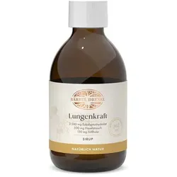 Lungenkraft mit Haselstrauchknospen und Eukalyptus Sirup