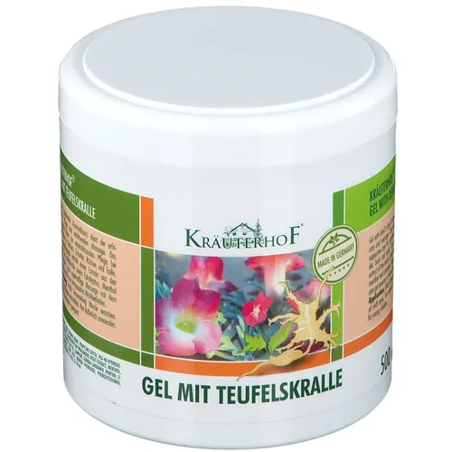 Kräuterhof® Teufelskralle Gel – Erfrischende Pflege für Muskelverspannungen - Muskelverspannungen lindern mit Teufelskralle Gel, das entzündungshemmend wirkt und ideal für wohltuende Massagen ist.