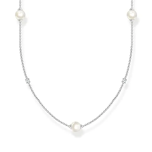 Thomas Sabo Kette mit Süßwasserzuchtperlen und Zirkonia