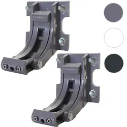 2er-Set Wandhalterung für Markise T122, T123 von Mendler