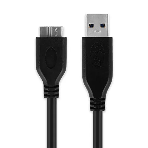 CELLONIC IFC-150U II USB Kabel 1m kompatibel mit Canon EOS 1D X Mark II, 7D Mark II, 5DS, 5DS R, 5D Mark IV Ladekabel Micro USB 3.0 auf USB A 3.0 Datenkabel 1A schwarz PVC