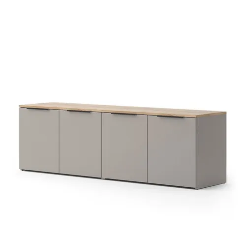 Vicco Wohnwand Wido, Greige/Sonoma von Vicco