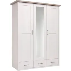 Stella Trading Eleganter Kleiderschrank 3-türig