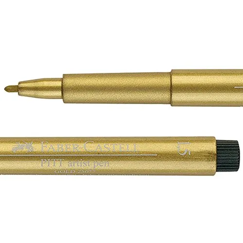 Faber Castell : Pitt : Artist Pen : Gold
