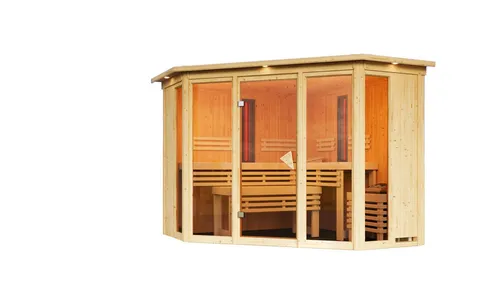Karibu Innensauna Isra inkl. Saunaofen 9kW von Karibu