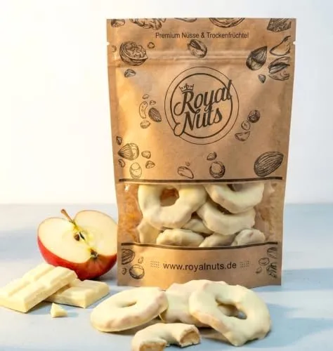 ROYALNUTS Apfelringe mit weißer Schokolade von Royal Nuts