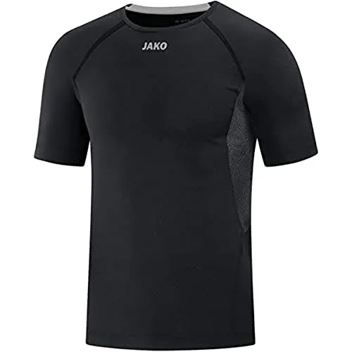 JAKO Herren T-Shirt Compression 2.0, Schwarz, XXL