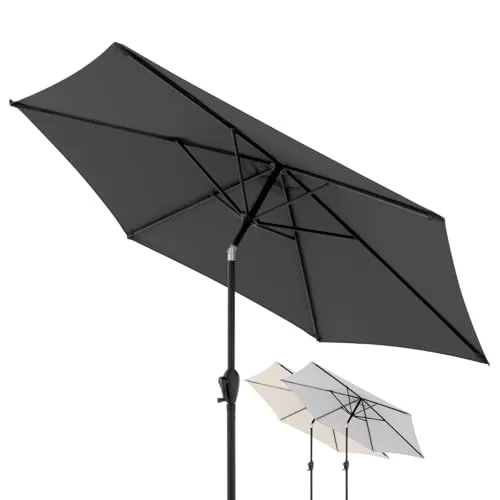 Doppler Sonnenschirm Jack 250cm Dunkelgrau von Doppler
