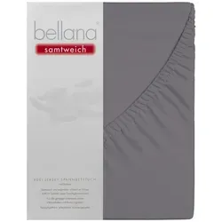 bellana Spannbettlaken samtweich - Bettlaken aus hochwertigem Jersey mit rundum Gummizug für perfekte Passform, ideal für Matratzen von 180-220 cm. Pflegeleicht und bequem, für erholsamen Schlaf.