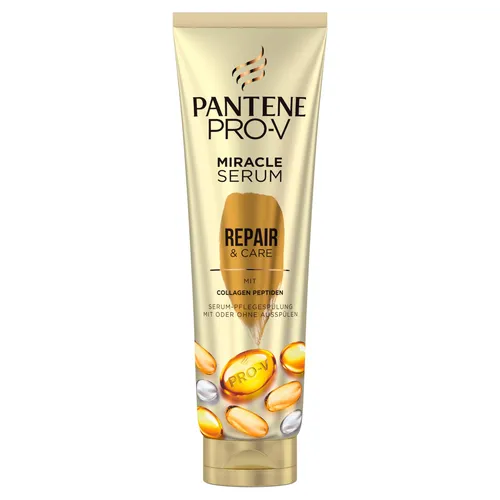 Pantene Pro-V Repair & Care Kollagen Miracle Serum - Shampoo mit einzigartiger Pro-V Formel, die geschädigtes Haar von innen stärkt und für 3x stärkeres Haar sorgt. Ideal für tiefenwirksame Pflege.