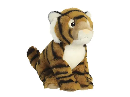 Aurora World 35000 Eco Nation Peluche - Kuscheltier in Orange, Schwarz, Weiß, pflegeleicht und perfekt zum Kuscheln für Kinder und Sammler