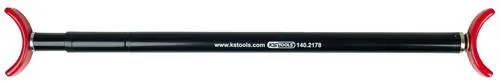 KS Tools Teleskop-Motorhauben- und Heckklappenstütze, 64-109 cm - 140.2178 - Hilfsmittel für sicheres Arbeiten am Fahrzeug, stufenlos verstellbar und aus robustem Material für hohe Stabilität.