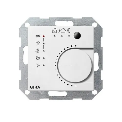 Gira KNX Stetigregler mit Tasterschnittstelle 4fach, reinweiß seidenmatt