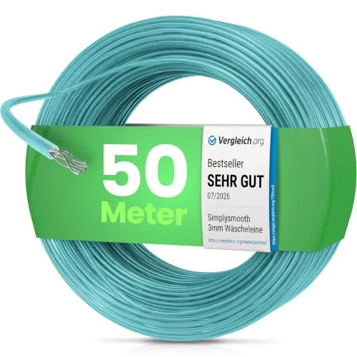 SimplySmooth Wäscheleine 50m