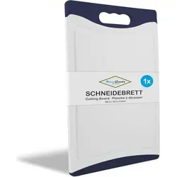 MaxxGoods Schneidebrett Schneidbretter einzeln 20cm oder 29cm, (1-St) weiß 19.5 cm x 28.5 cm