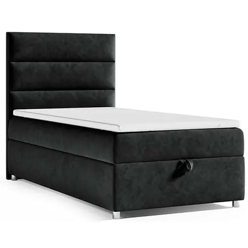 Best For Home Boxbett, Schwarz, 80x200 cm von Best For Home