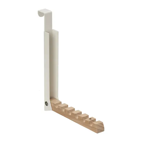 Klapphaken Tür Kleiderlüfter - Faltbare Garderobe mit 5 Haken - Wandgarderobe mit 5 klappbaren Haken, ideal zur platzsparenden Aufbewahrung von Jacken und Mänteln. Perfekt für kleine Räume und über der Tür montierbar.